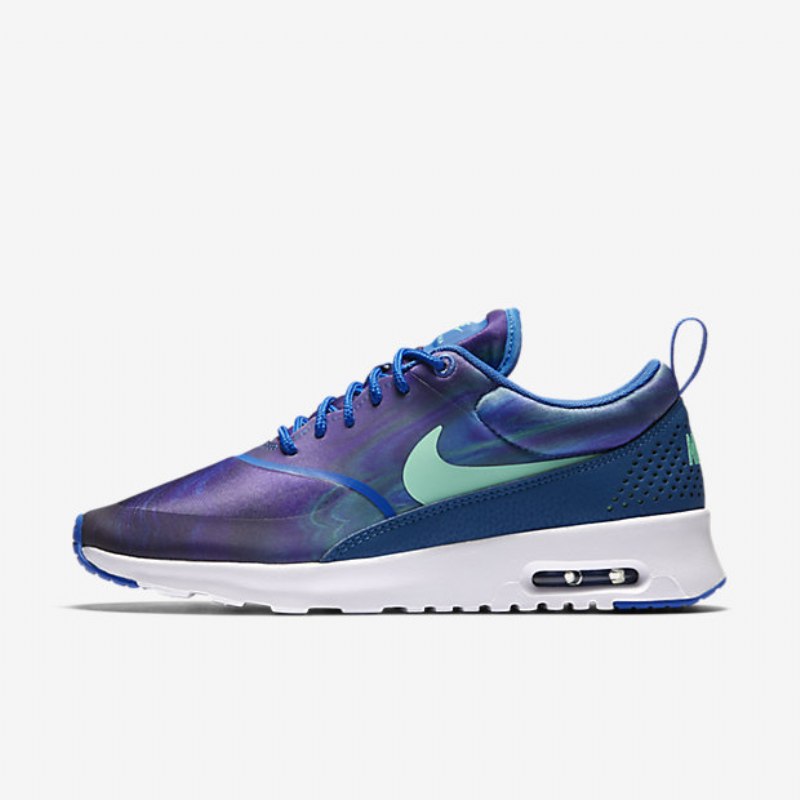 Nike Air Max Thea Print Naisten Kengät Sininen Spark Green Abyss Glow