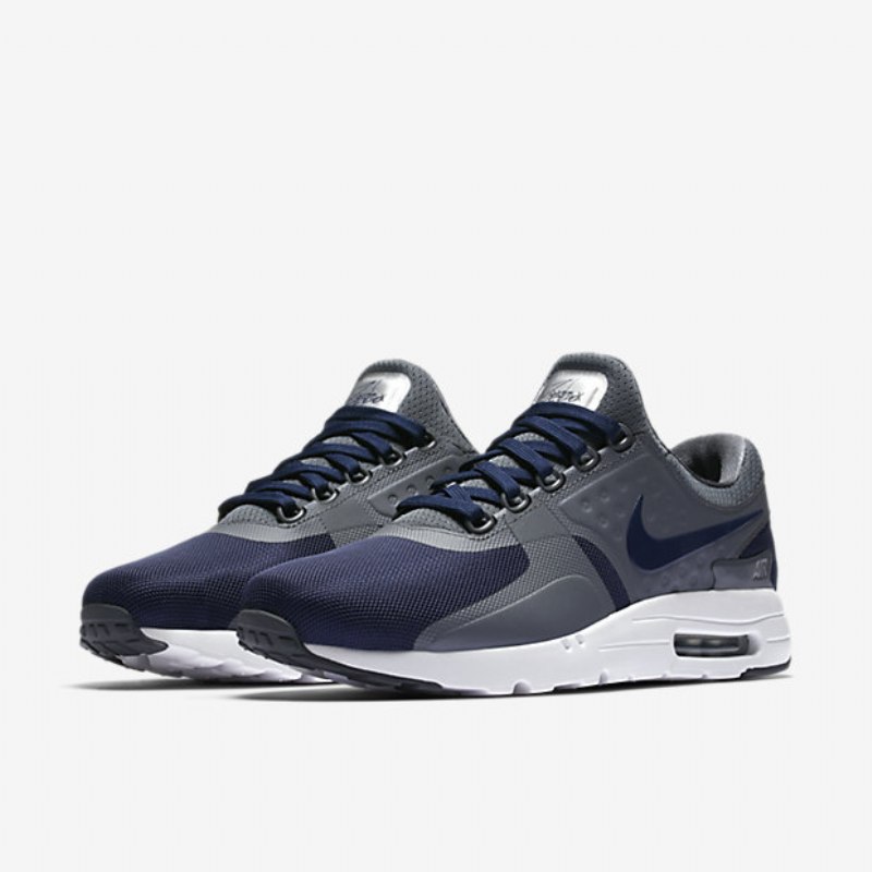 Nike Air Max Zero Essential Shoes Navy Blue Night Tummanharmaa Valkoinen