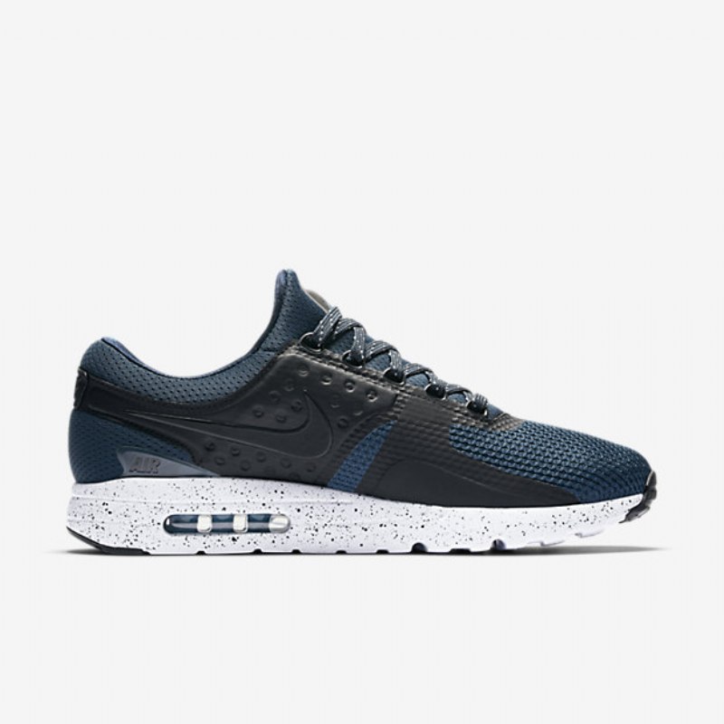 Nike Air Max Zero Premium Shoes Navy Blue White Industrial Black