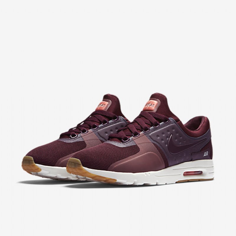 Nike Air Max Zero Shoes Bordeaux Night Atomic Rose Veil