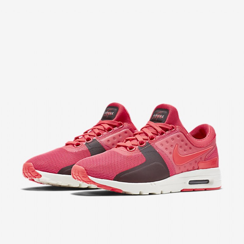 Nike Air Max Zero Shoes Ember Glow Sail Night Maroon
