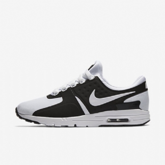 Nike Air Max Zero Shoes Mustavalkoinen