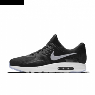 Nike Air Max Zero Shoes Mustavalkoinen