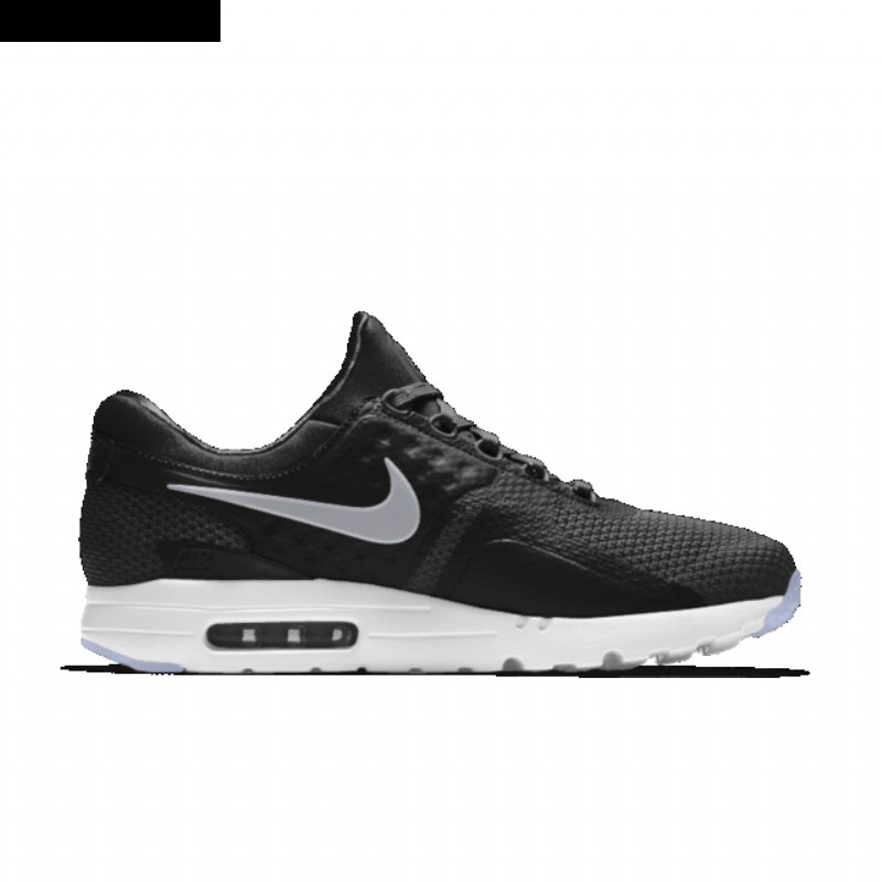 Nike Air Max Zero Shoes Mustavalkoinen