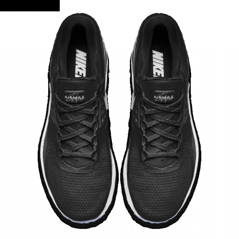 Nike Air Max Zero Shoes Mustavalkoinen