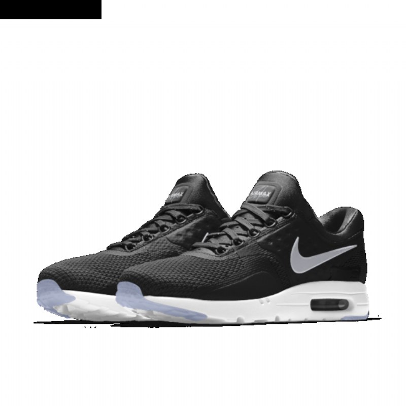 Nike Air Max Zero Shoes Mustavalkoinen