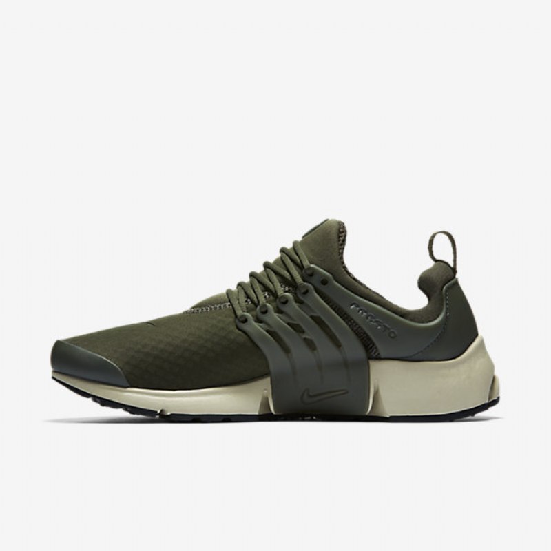 Nike Air Presto Essential Shoes Khaki Cargo Rattan Black