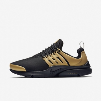 Nike Air Presto Essential Shoes Musta Metallinen Kulta Valkoinen