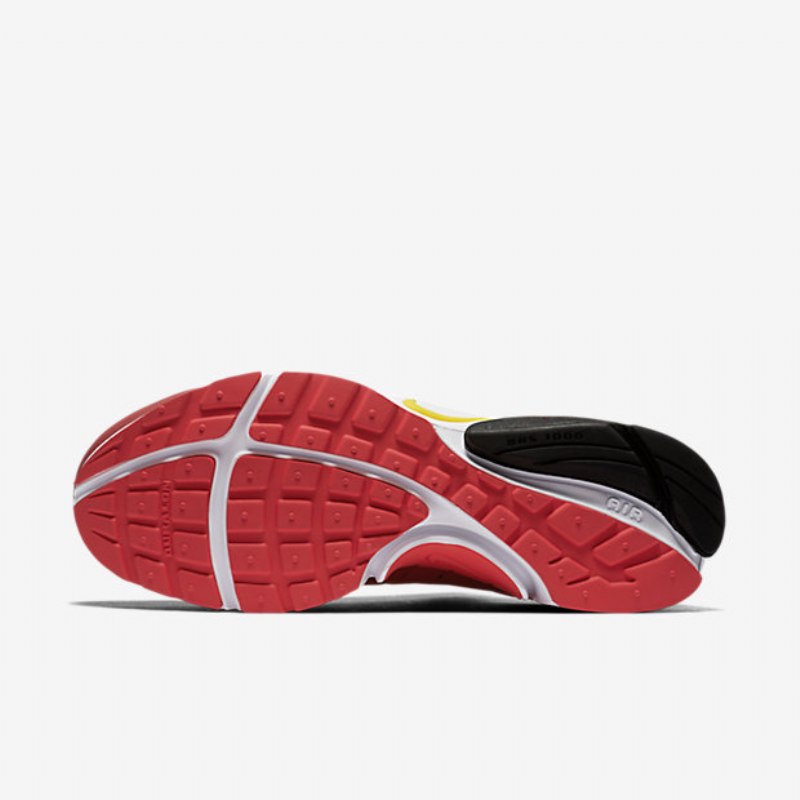 Nike Air Presto Essential Shoes Musta Punainen Yliopisto Valkoinen Keltainen Pyöreä