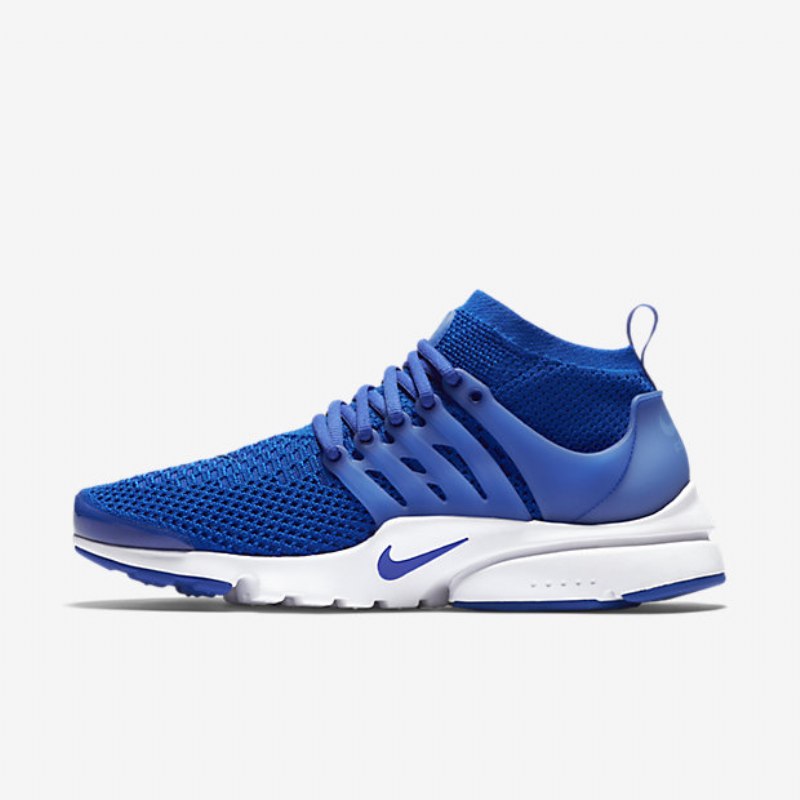 Nike Air Presto Miesten Kengät Ultra Flyknit Blue Runner White Total Crimson