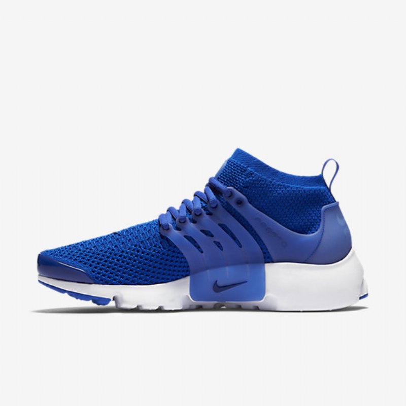 Nike Air Presto Miesten Kengät Ultra Flyknit Blue Runner White Total Crimson