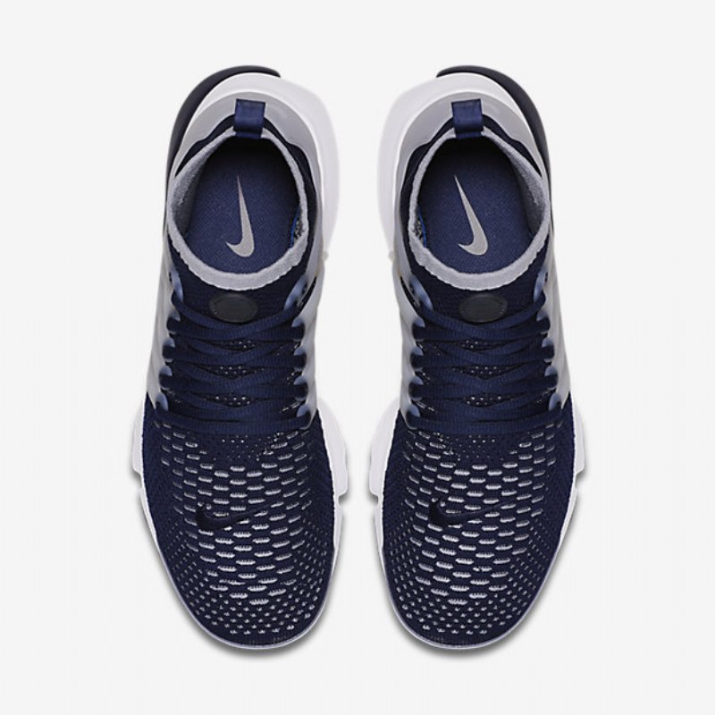 Nike Air Presto Miesten Kengät Ultra Flyknit College Navy Harmaa Wolf White