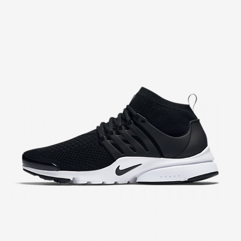 Nike Air Presto Miesten Kengät Ultra Flyknit Musta Valkoinen Vihreä Electro