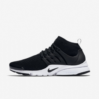 Nike Air Presto Miesten Kengät Ultra Flyknit Musta Valkoinen Vihreä Electro