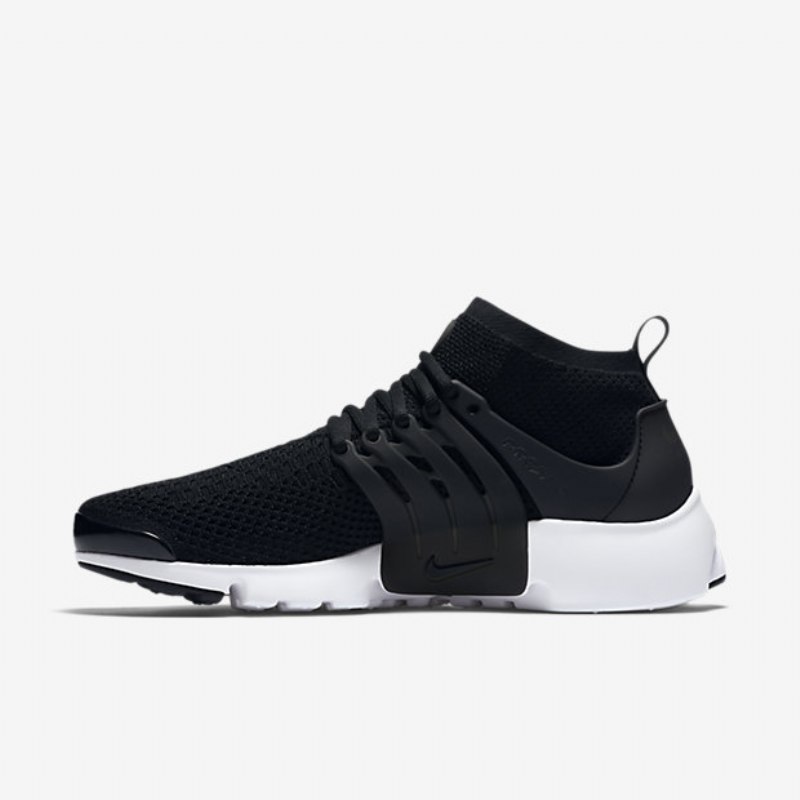 Nike Air Presto Miesten Kengät Ultra Flyknit Musta Valkoinen Vihreä Electro