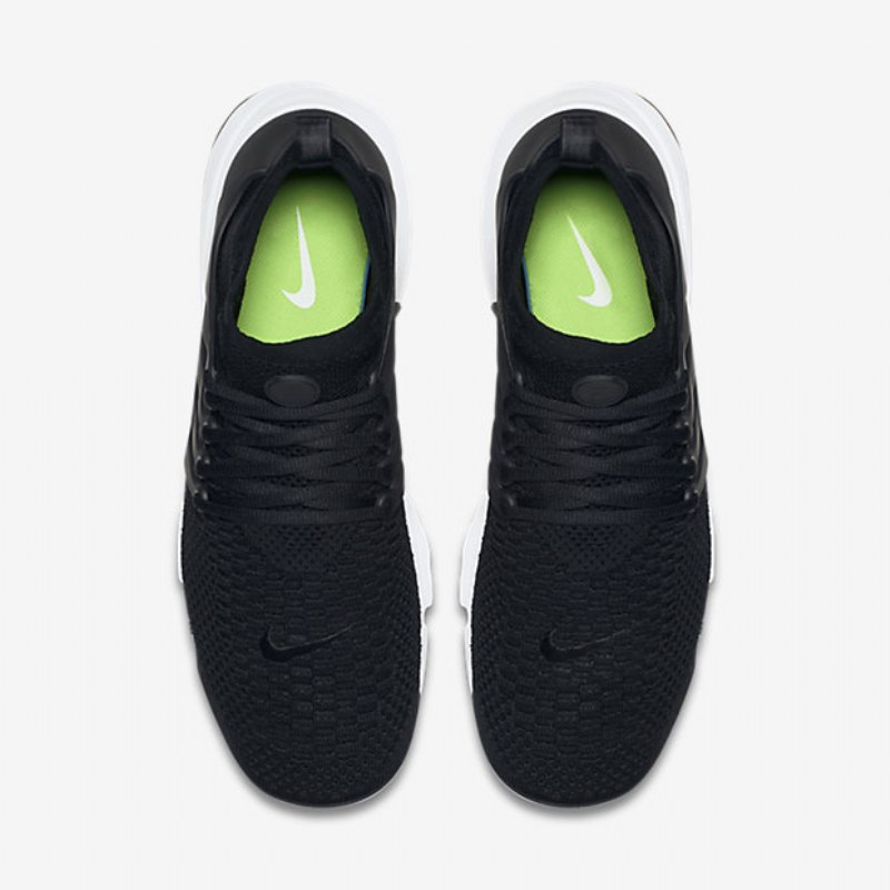 Nike Air Presto Miesten Kengät Ultra Flyknit Musta Valkoinen Vihreä Electro
