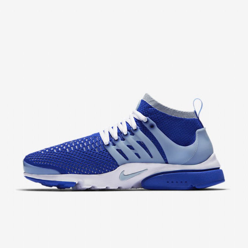Nike Air Presto Miesten Kengät Ultra Flyknit Sininen Juoksija Harmaa Valkoinen Sävy