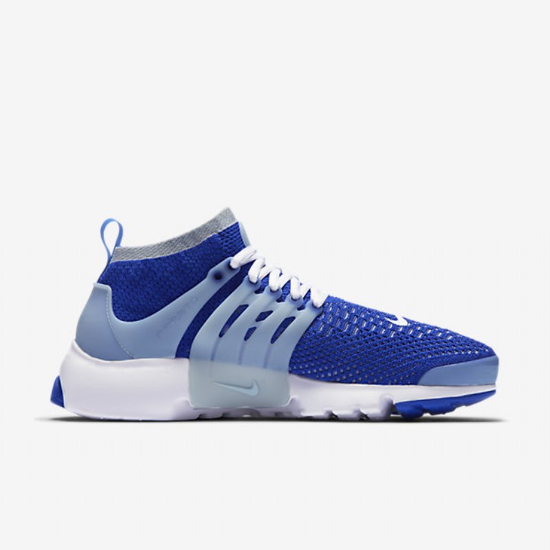 Nike Air Presto Miesten Kengät Ultra Flyknit Sininen Juoksija Harmaa Valkoinen Sävy