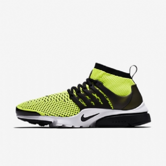 Nike Air Presto Miesten Kengät Ultra Flyknit Volt Valkoinen Musta