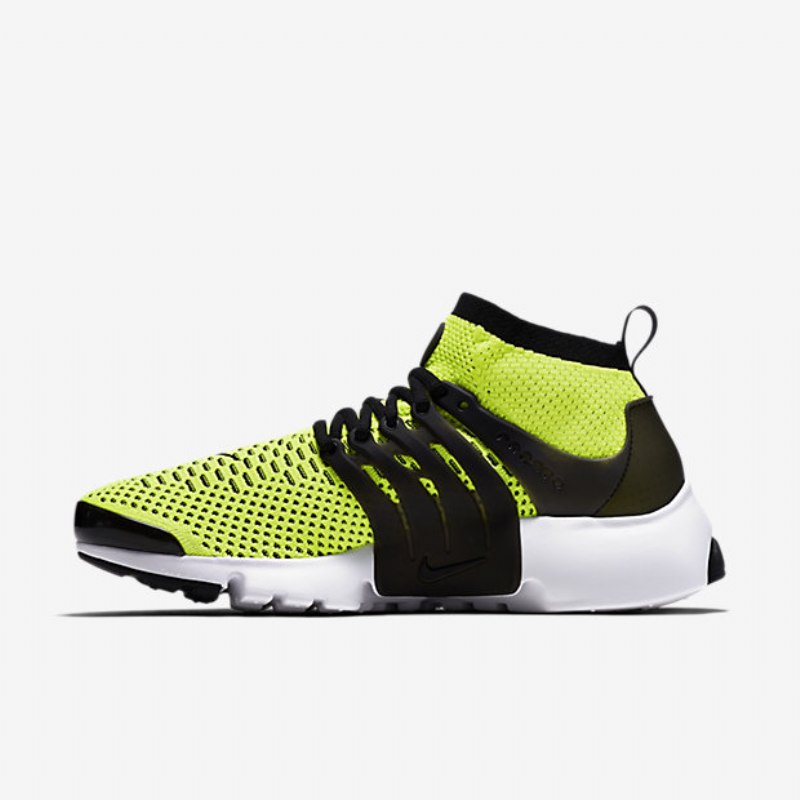 Nike Air Presto Miesten Kengät Ultra Flyknit Volt Valkoinen Musta