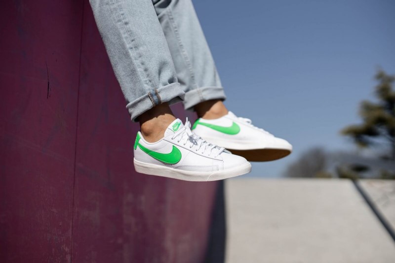 Nike Blazer Low Leather Green Spark