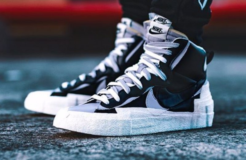 Nike Blazer Mid Sacai Black Grey