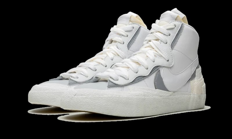 Nike Blazer Mid Sacai White Grey