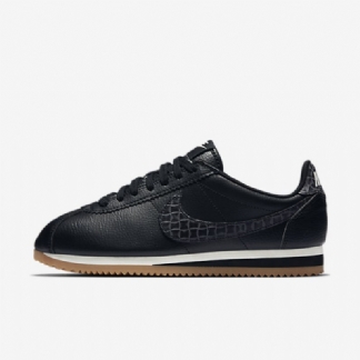 Nike Classic Cortez Leather Lux Kengät Musta Purjehduskumi Ruskea Keskikokoinen