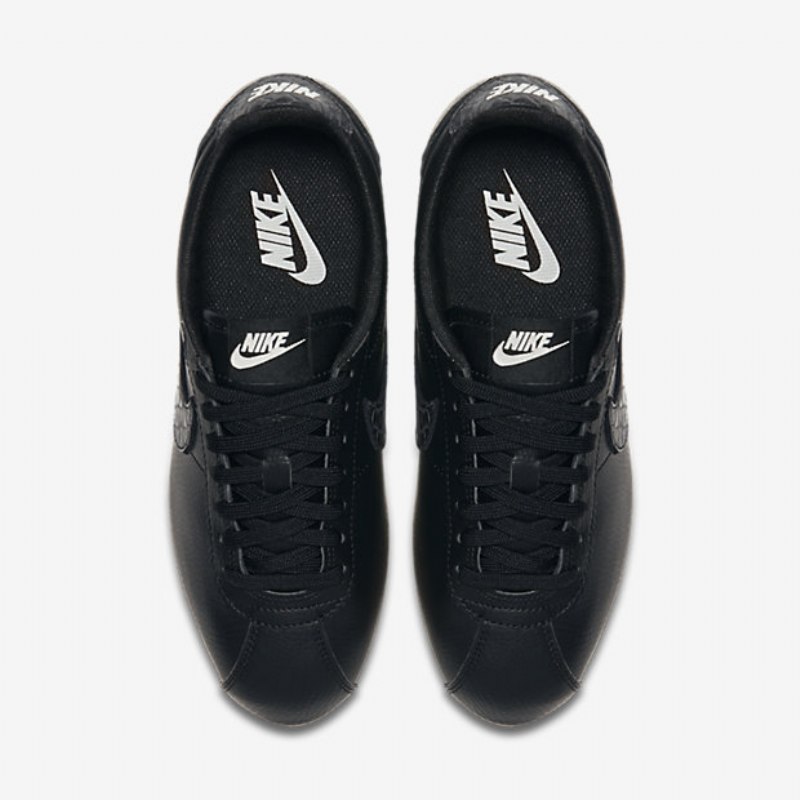 Nike Classic Cortez Leather Lux Kengät Musta Purjehduskumi Ruskea Keskikokoinen