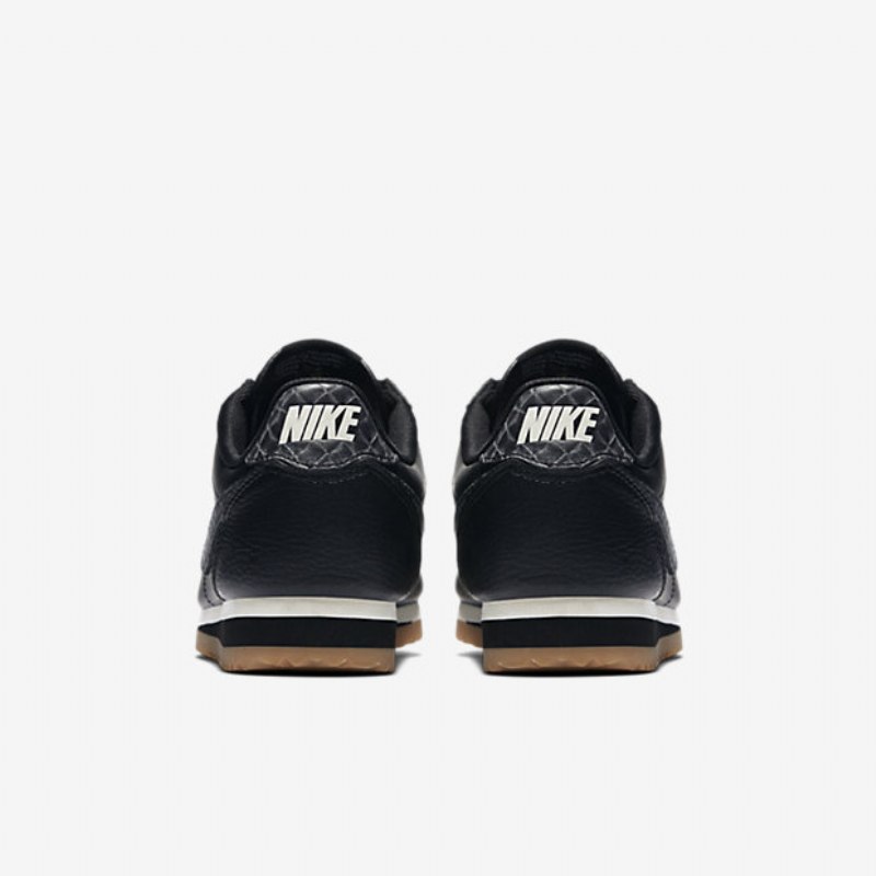 Nike Classic Cortez Leather Lux Kengät Musta Purjehduskumi Ruskea Keskikokoinen