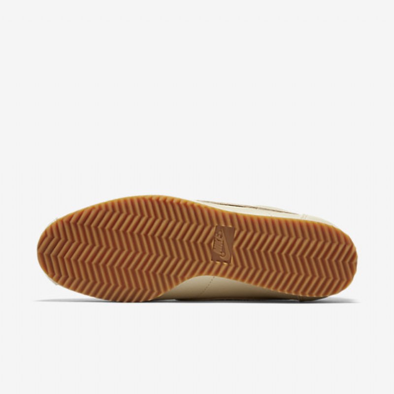 Nike Classic Cortez Nahka Lux Kengät Kaura Purjehduskumi Ruskea Keskikokoinen