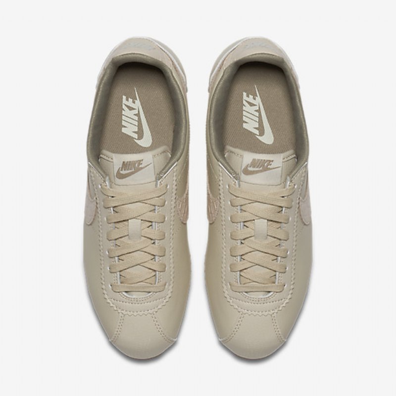 Nike Classic Cortez Nahka Lux Kengät Kaura Purjehduskumi Ruskea Keskikokoinen