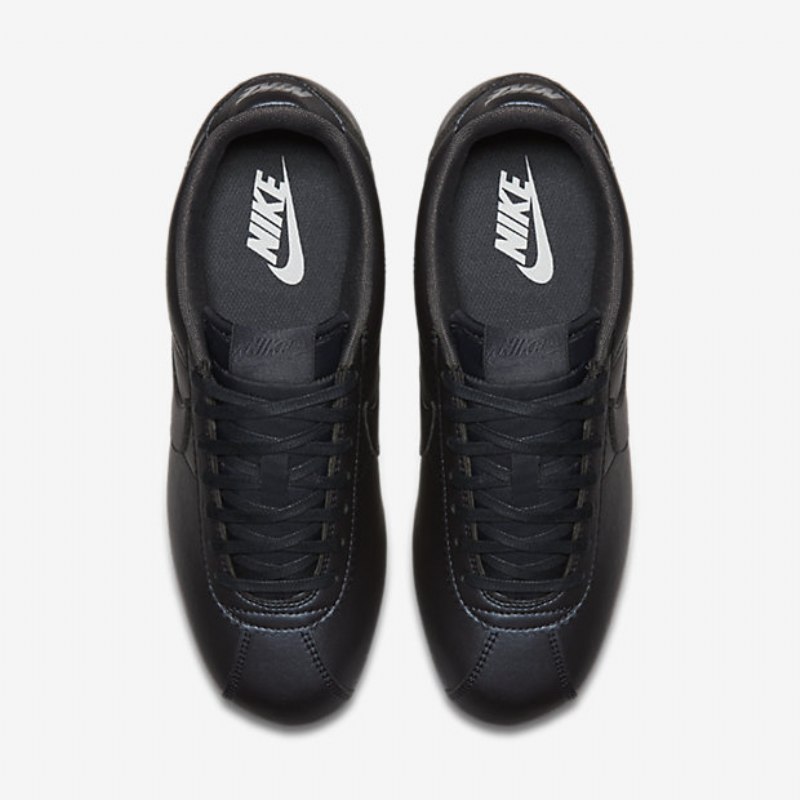 Nike Classic Cortez -nahkakengät Hematite Metallic Summit White