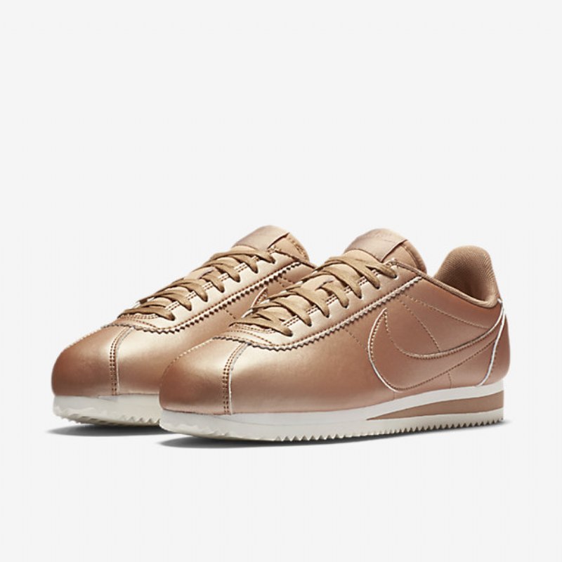 Nike Classic Cortez Nahkakengät Pronssi Metallic Red Summit White