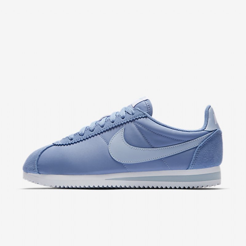 Nike Classic Cortez Nylon 15 Naisten Kengät December Sky White Blue Aseseppä