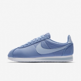 Nike Classic Cortez Nylon 15 Naisten Kengät December Sky White Blue Aseseppä
