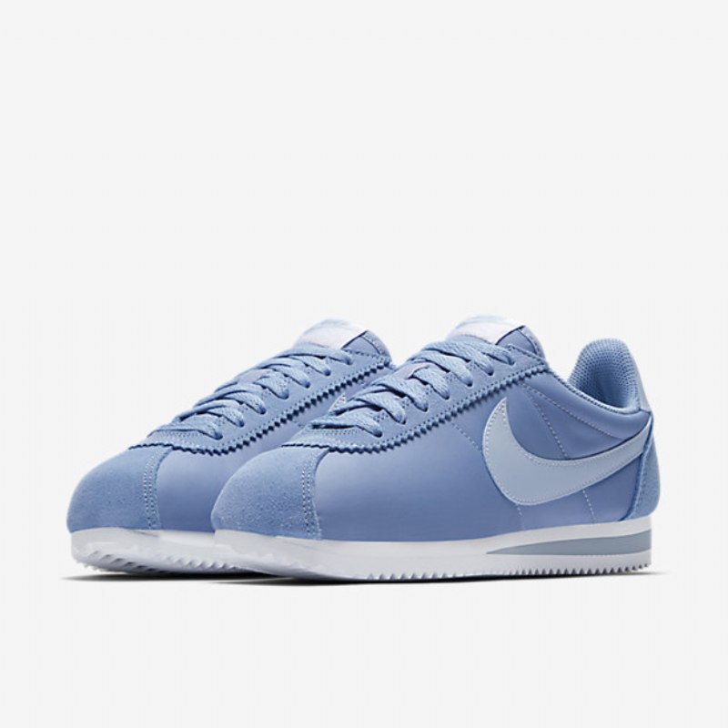 Nike Classic Cortez Nylon 15 Naisten Kengät December Sky White Blue Aseseppä