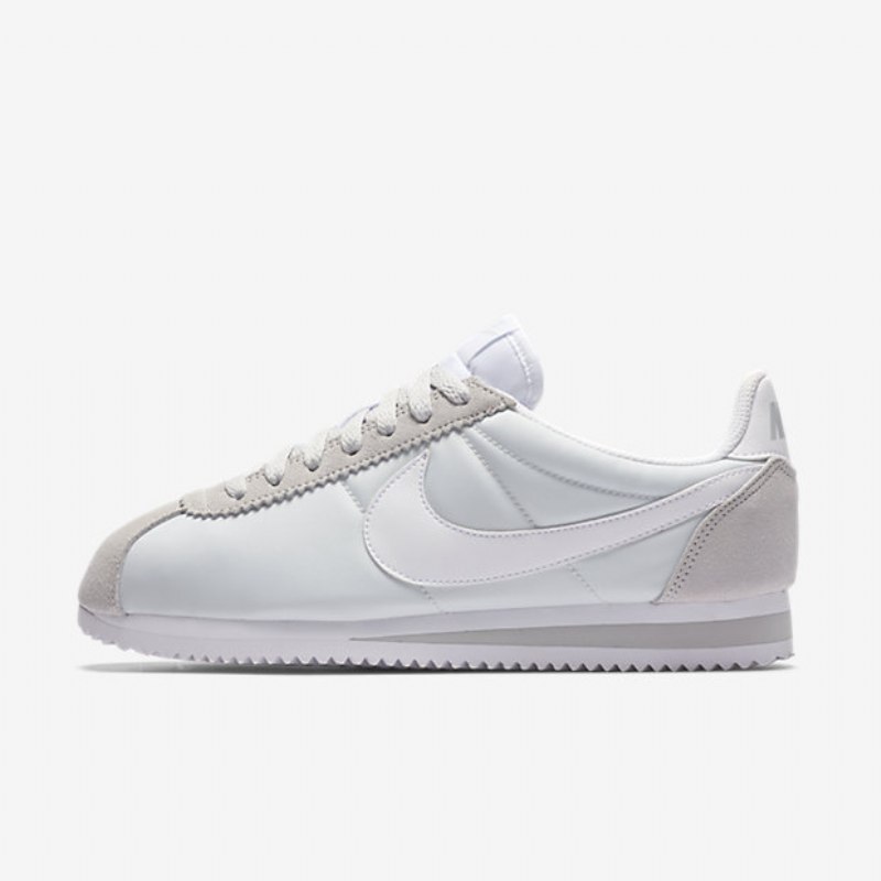 Nike Classic Cortez Nylon 15 Naisten Kengät Puhdas Platinavalkoinen