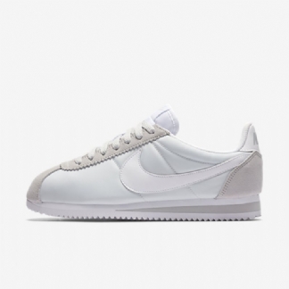Nike Classic Cortez Nylon 15 Naisten Kengät Puhdas Platinavalkoinen