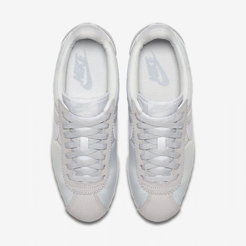 Nike Classic Cortez Nylon 15 Naisten Kengät Puhdas Platinavalkoinen