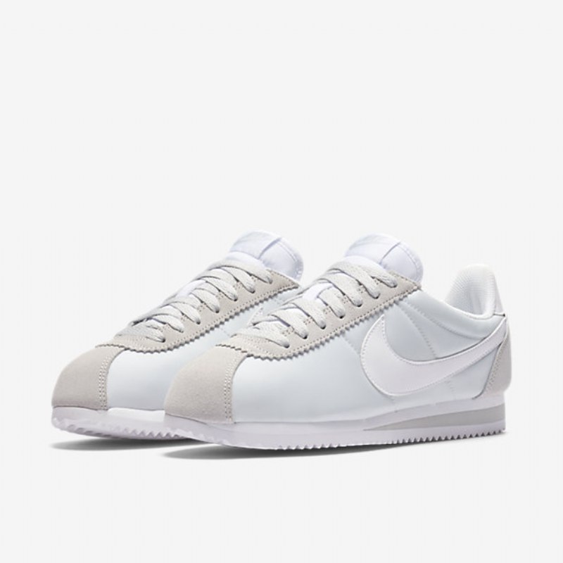 Nike Classic Cortez Nylon 15 Naisten Kengät Puhdas Platinavalkoinen