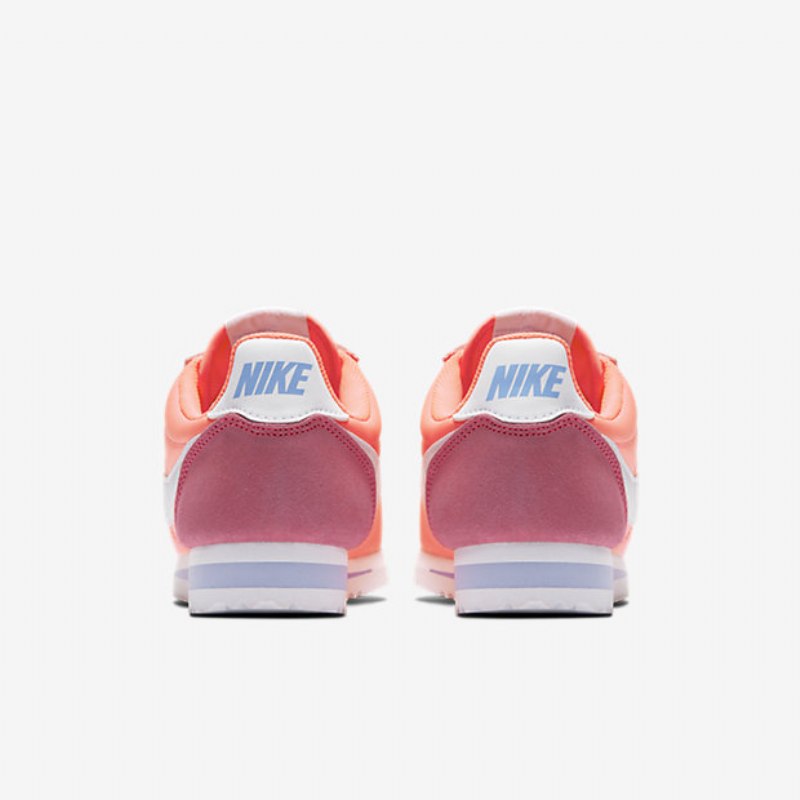 Nike Classic Cortez Nylon 15 Naisten Kengät Ruusujuoksu Alumiinivalkoinen
