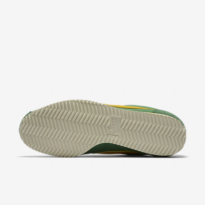 Nike Classic Cortez Nylon Premium -kengät Green Sailing Yellow Ocher