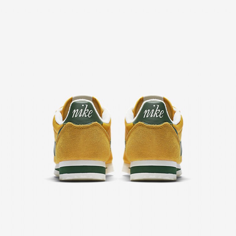 Nike Classic Cortez Nylon Premium Kengät Keltainen Ocher Sailing Green Kurkku