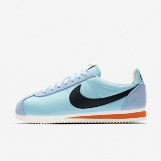Nike Classic Cortez Nylon Premium Shoes Siniset Still Sailing Safety Oranssi Musta