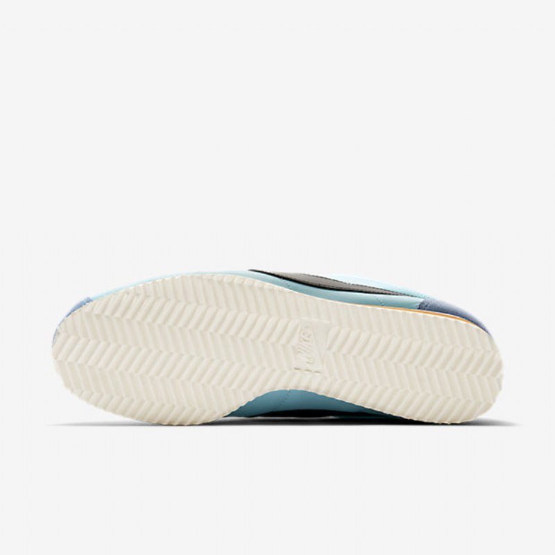 Nike Classic Cortez Nylon Premium Shoes Siniset Still Sailing Safety Oranssi Musta