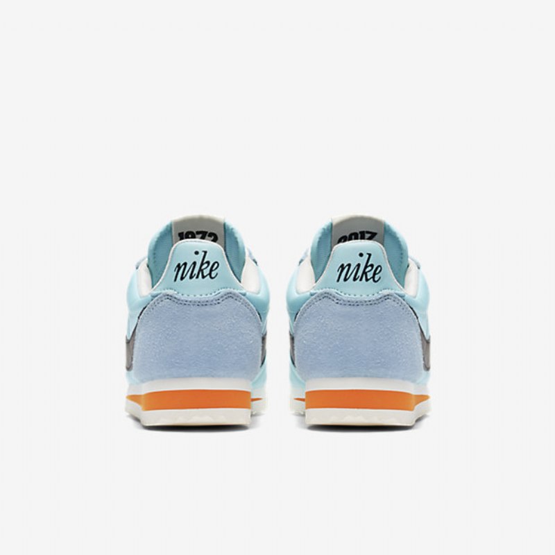 Nike Classic Cortez Nylon Premium Shoes Siniset Still Sailing Safety Oranssi Musta