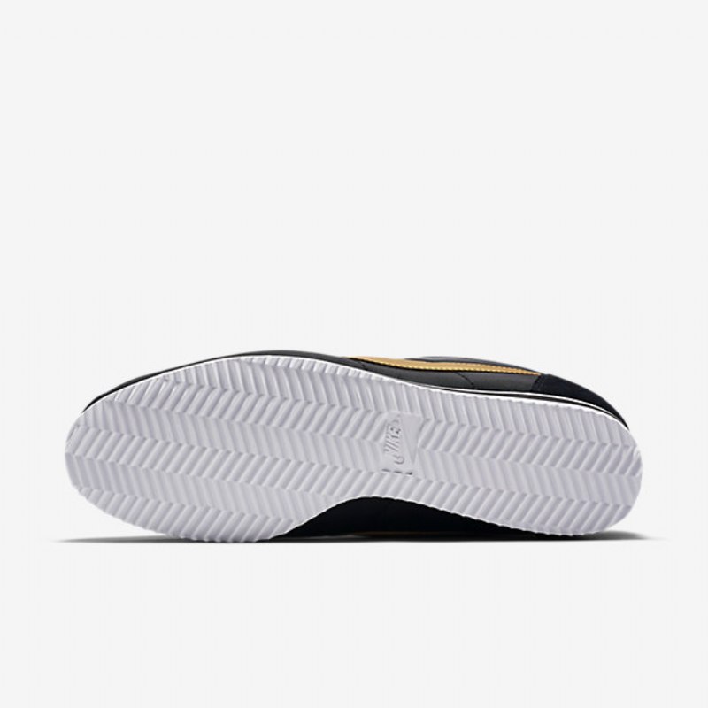 Nike Classic Cortez Nylon Unisex-kengät Musta Valkoinen Metallic Gold