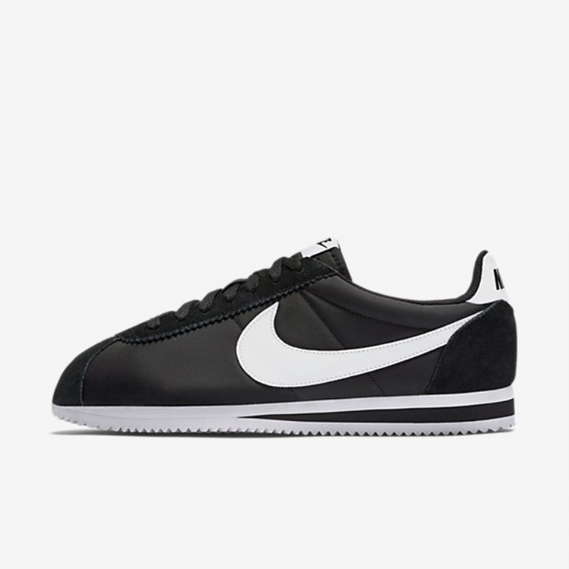 Nike Classic Cortez Nylon Unisex -kengät Mustavalkoinen
