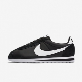 Nike Classic Cortez Nylon Unisex -kengät Mustavalkoinen